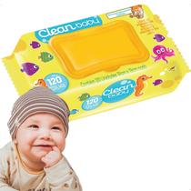 Lencinho Umedecido Toalha com 120 unid Com Tampa Baby Clean 86200