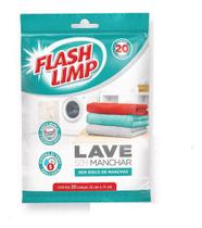 Lenço Antimanchas Lave Roupas Coloridas Sem Manchar Flashlim - Flash Limp