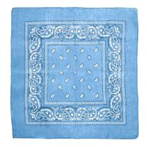 Lenço Bandana Azul Bebê Estampada 100% Algodão Rodeo West 36885