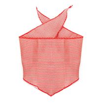 Lenço Bandana Caipira Xadrez Vermelho e Branco Arraiá - Festa Junina Lenço Bandana Caipira Xadrez Vermelho e Branco Arraiá - Festa Junina