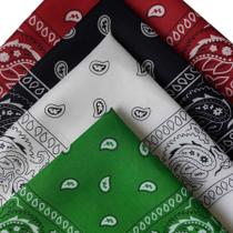 Lenço Bandana Country E Rock Varias Cores 55x55 - Vitrine Original