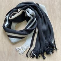 Lenço Cachecol Listrado