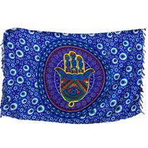 Lenço Canga Estampado Cangão Gigante Saida de Praia Poliéster Coloridas Look