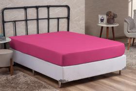 Lenço Casal King Size Avulso Liso Com Elástico Linha BASIC 01 Peça Cama Box Microfibra Cores Vivas