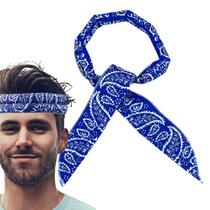 Lenço Cooling Neck Wraps SHZONS Ice Cooling Wrap azul/preto/vermelho