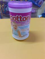 Lenço cotton line pote rosa 70 unidades - higgie top