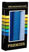 Lenço de Bolso algodão c/3 39X39 Premier 704