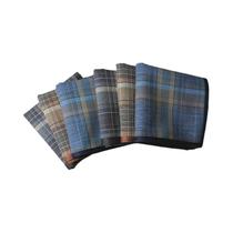 Lenço De Bolso Masculino Fino Xadrez Para Negócios, 6 Peças, Tecido Macio, 157 Polegadas, Decorativo