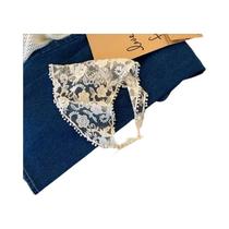 Lenço De Cabelo Branco Com Renda Floral Para Mulheres, Acessório De Cabelo Retrô Em Formato De