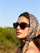 Lenço de cetim cabelo headpieces gringa verão bandana moda