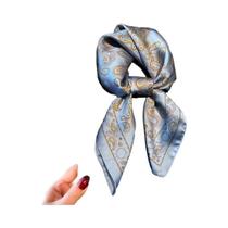 Lenço De Cetim Feminino Quadrado Estampado Moda Lenço De Cabelo Envolvente Lenço Feminino Hijab Lenço De Cetim Feminino Quadrado Estampado Moda Lenço De Cabelo Envolvente Lenço Feminino Hijab