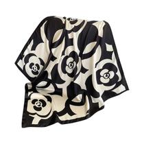 Lenço de Cetim para Cabelo 70cm - Impressão Moderna - Bandana Quadrada