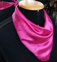 Lenço de cetim rosa Lenço de cetim rosa