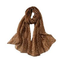 Lenço De Chiffon Com Estampa De Leopardo Para Mulheres, Acessórios De Moda Para Cabelo, Lenço Lenço De Chiffon Com Estampa De Leopardo Para Mulheres, Acessórios De Moda Para Cabelo, Lenço