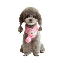 Lenço de lã quente para animais, aniversário, natal, inverno