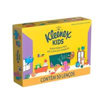 Lenço De Papel Caixa Com 50 Unidades 12cm X 21cm - Kleenex