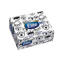 Lenço de Papel Elite Soft & Strong 21cm x 12,7cm Caixa com 100 Lenços