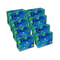 Lenço De Papel Kiss Facial Duplos 8 Caixas Com 100 Em Cada Lenço De Papel Kiss Facial Duplos 8 Caixas Com 100 Em Cada