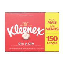 Lenço de Papel Kleenex Dia a Dia 150 Unidades Leve Mais por Menos