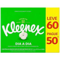 Lenço de Papel Kleenex Dia a Dia - Box com 50 unidades Lenço de Papel Kleenex Dia a Dia - Box com 50 unidades