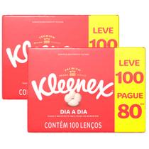 Lenço de Papel Kleenex Leve 100 Pague 80 Kit com duas unidades