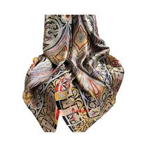 Lenço de primavera feminino design de luxo material de poliéster lenço suave xale macio praia