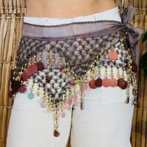 Lenço de Quadril Luxo Dança do Ventre/Cigana LQL130 Lenço de Quadril Luxo Dança do Ventre/Cigana LQL130