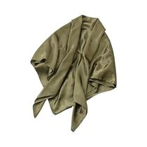 Lenço De Seda Acetinada De 90cm Para Mulheres, Hijab Quadrado, Lenço De Cabeça, Acessório Para