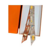 Lenço De Seda Decorativo Feminino Com Estampa Floral Pequena, Estilo Nacional, Moda, Fita De Sarja