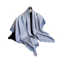 Lenço De Seda Feminino 90x90cm, Moda Quatro Estações, Hijab, Acessórios Para Cabelo, Bandana, Xale