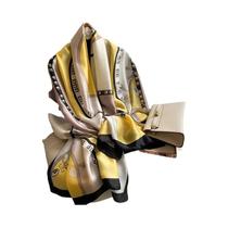 Lenço de Seda Feminino Luxo - Macio, Suave, 85x180cm - Ideal para Praia
