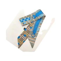 Lenço De Seda Leve Estampado Para O Verão Feminino, Bandana Para Pescoço, Alça De Bolsa, Presente