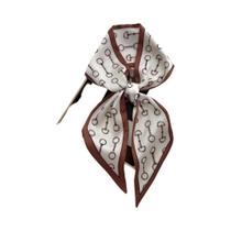Lenço De Seda Longo Com Estampa Floral Para Mulheres, Fita Para Cabelo, Laço Para Pescoço, Acessório
