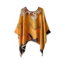 Lenço De Seda Luxuoso Feminino 110x110cm Estampa De Designer Xale Hijab Bandana Lenço De Cabeça 2023