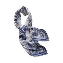 Lenço De Seda Luxuoso Feminino 90x90cm, Macio E Suave, Design Primavera, Lenço Muçulmano, Xale,