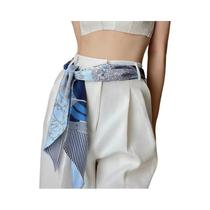 Lenço De Seda Luxuoso Feminino Com Estampa De Cavalo, Fino E Longo, Para Pescoço, Bolsa, Faixa De