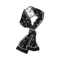 Lenço De Seda Luxuoso Para Mulheres 15x145cm, Xale Casual De Moda, Bandana Hijab