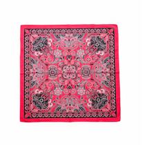 Lenço de seda maitê étnica pink Lenço de seda maitê étnica pink