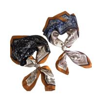 Lenço De Seda Multifuncional Estilo Spice Girl Millennial, Faixa De Cabelo E Aquecedor De Pescoço