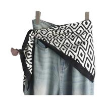 Lenço De Seda Triangular Retro Tie-Dye Para Mulheres, Moda Primavera Verão, Acessório Versátil Para