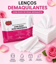 Lenço Demaquilante 3 em 1 e Rosa Mosqueta Remove Maquiagem Limpa Hidrata 25 Unidades Super Poderes Lenço Demaquilante 3 em 1 e Rosa Mosqueta Remove Maquiagem Limpa Hidrata 25 Unidades Super Poderes