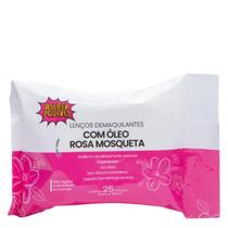 Lenço Demaquilante com Óleo de Rosa Mosqueta - Super Poderes Limpeza Facial Prática e Antienvelhecimento