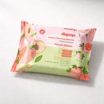 Lenço Demaquilante Hidratante Dapop Peach Clean 25 Unidades