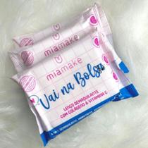 Lenço Demaquilante Mia Make 4 em 1 Colágeno + Vitamina C Limpa, Hidrata, Nutre e Revitaliza