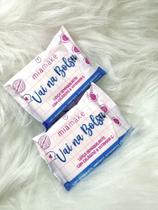 Lenço Demaquilante Mia Make Vai na Bolsa 4 em 1 Colágeno + Vitamina C Limpa, Hidrata, Revitaliza