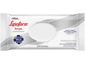 Lenço Desinfetante Lysoform Original 36 Unidades