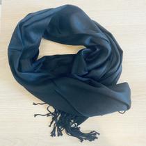 Lenço Echarpe Fino Cintilante Colorido 1,8 Mts