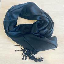 Lenço Echarpe Fino Cintilante Colorido 1,8 Mts