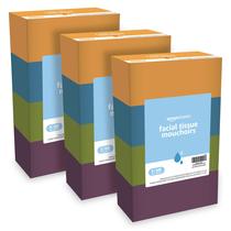 Lenço facial Amazon Basics de 2 camadas (640 unidades) (12x160)