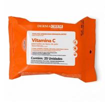 Lenço Facial Demaquilante Dermachem 6074 Vitamina C antioxidante devolve viço natural pele limpa profundamente iluminada sem arder textura fresca hid Lenço Facial Demaquilante Dermachem 6074 Vitamina C antioxidante devolve viço natural pele limpa profundamente iluminada sem arder textura fresca hid